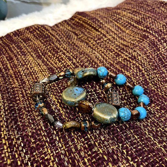 Cermic & Bead Bracelet - Picture 7 of 11